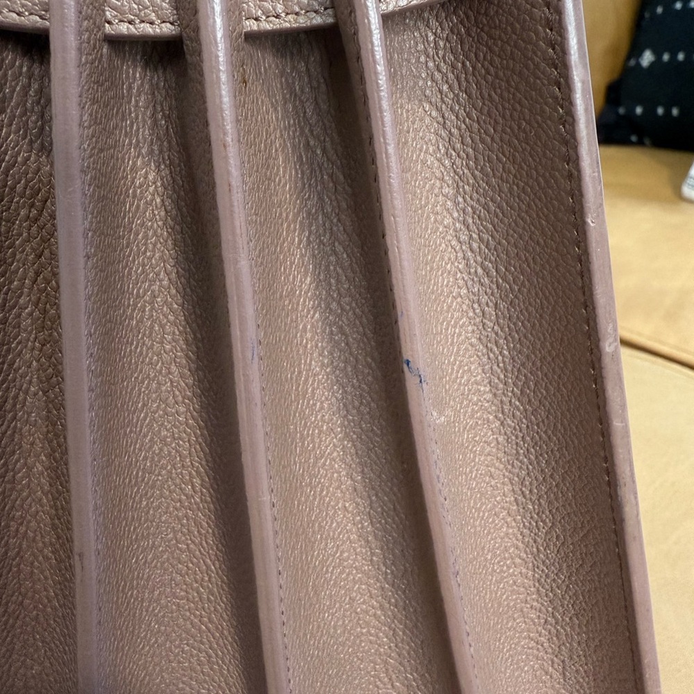 Yves Saint Laurent Mauve Leather Sac De Jour Shoulder Bag - Picture 8 of 13